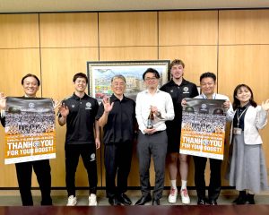 鹿児島レブナイズ様が来社されました